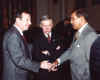 Representative Bob Filner with Senator Jeff Sessions and the Honorable Togo West Secretary VA.
