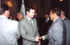 Representative Lane Evans and Togo West, Secretary, VA.