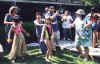 Hula contest at the picnic.