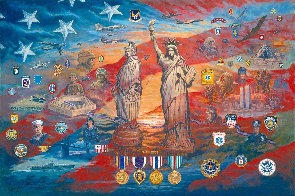 Print titled Assured Victory by George Skypeck