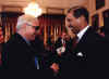 John Fales and Togo West, Secretary of the Veterans Affairs.
