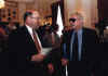 John Fales and a guest at the reception.